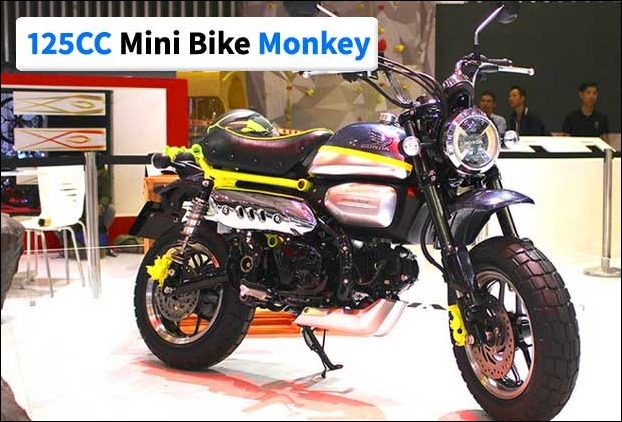  2017's 125cc Mini Bike 'Monkey' showcased in Vietnam