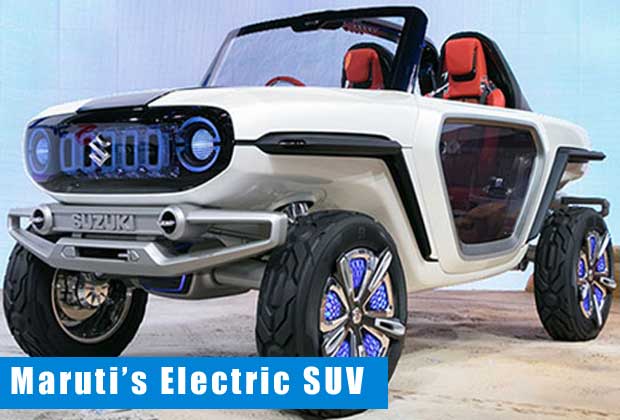 Upcoming off-roading electric suv car in India by Maruti - e-Survivor
