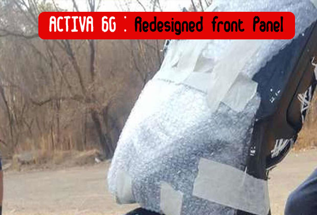 Redesigned fron panel Activa 6G model