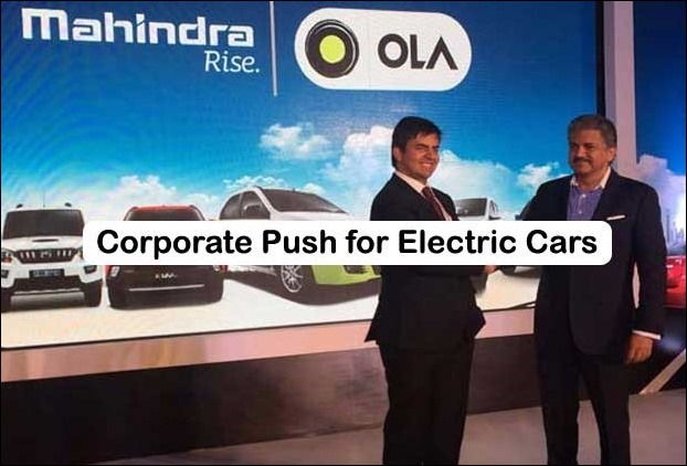 Big Corporate Houses are promoting the use of Electrical Cars in India