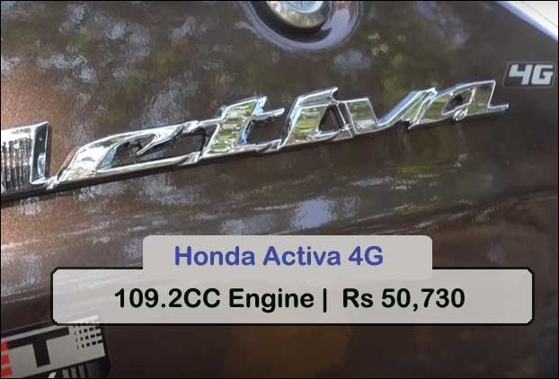 Hond Activa is the most selling scooter among gearless ones