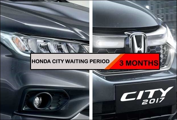 Honda City 2017 BS 4 Version waiting period has stretched upto 3 months