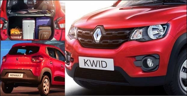 In context of bumpy Indian roads , the Kwid SUV has a perfect ground clearance of 180 mm , more over , the  300 litres of boot space provides ample space for luggage.