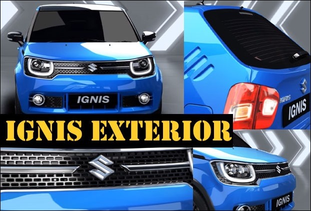 Maruti Ignis's black cladding give it a masculine exterior look