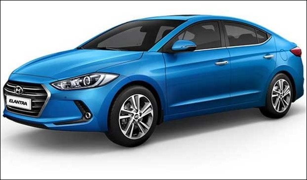 'This' Elantra has sharp lines while the older one had curves.