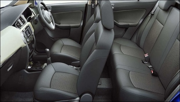 The 5 seating capacity Tata Zest has spacious interiors