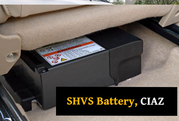 SHVS Battery in 2018 facelift of Maruti Ciaz sedan
