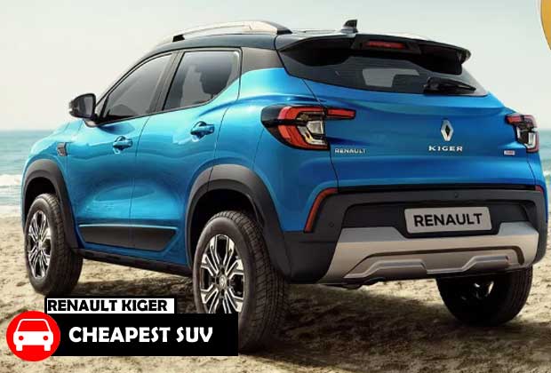 cheapest suv cars in india : Renault Kiger