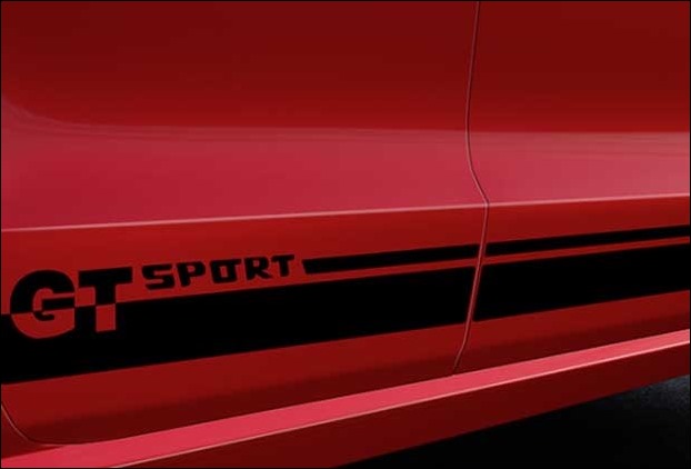 The Polo GT Sports has received GT Sport stickers on side